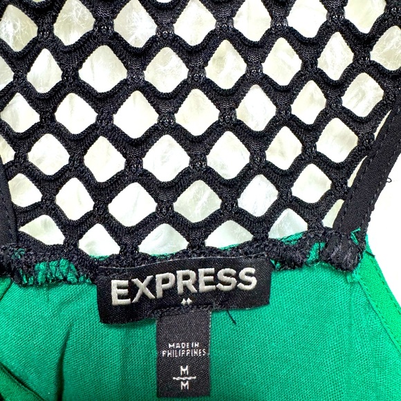 Express green casual top size M - Picture 4 of 4